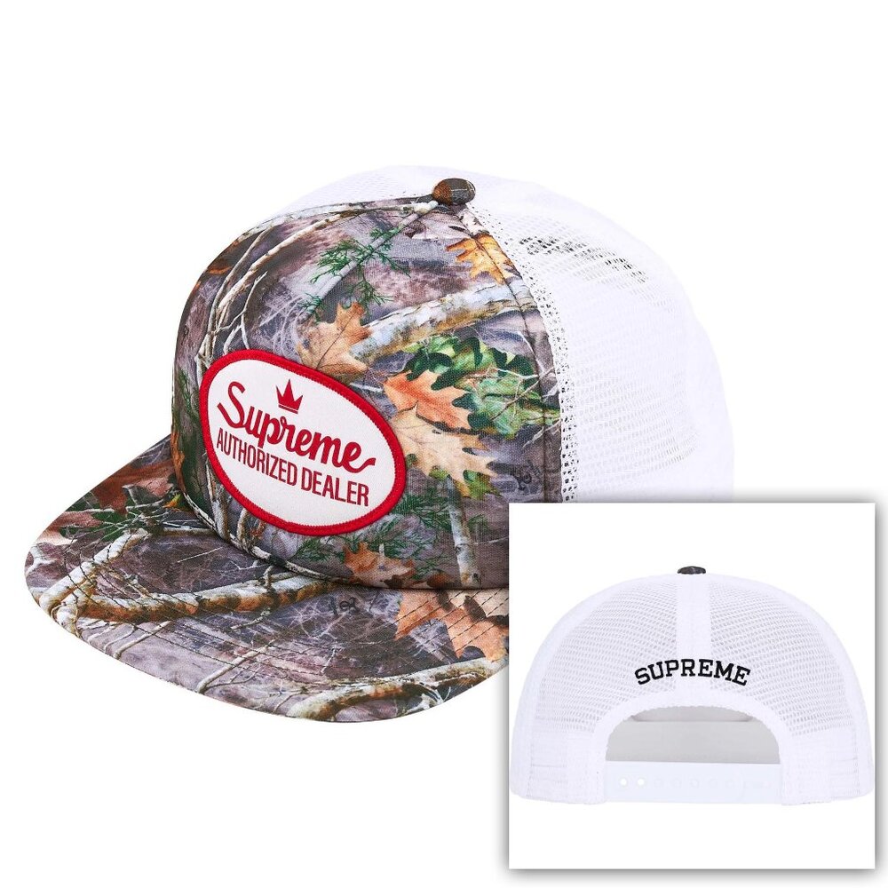 Supreme SS25 Mesh Back 5-Panel TrueTimber Kanati Camo Trucker Hat Dealer